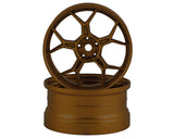 DS Racing Feathery Split Spoke Drift Rim (Chrome) (2) (6mm Offset) - DSC-DF-005