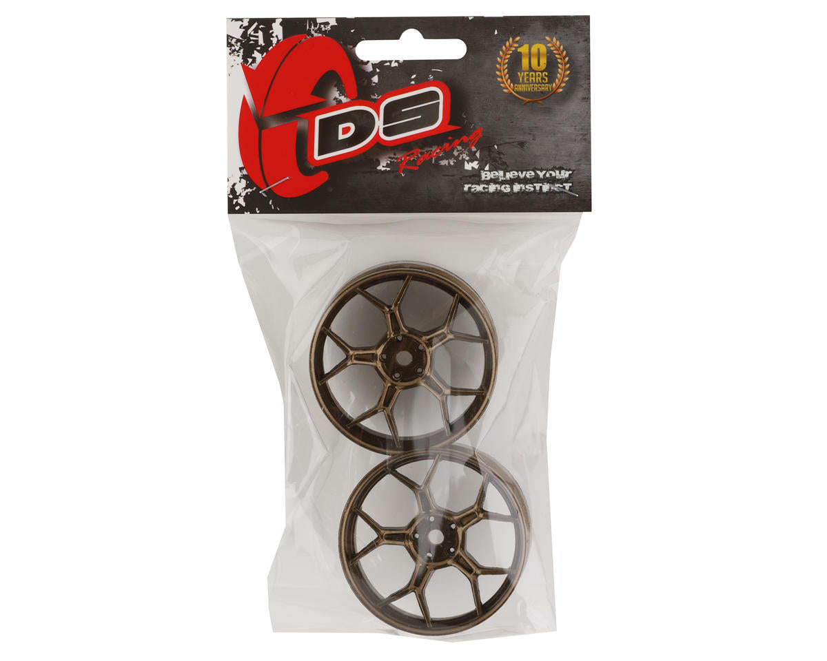 DS Racing Feathery Split Spoke Drift Rim (Bronze) (2) (6mm Offset) - DSC-DF-008