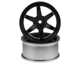 Mikuni Volk Racing TE37SL Drift Wheels (Graphite) (2) (5mm Offset) w/12mm Hex - DW-3256