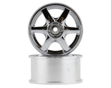 Mikuni Yokohama AVS VS6 6-Spoke Drift Wheels (Polished Silver) (2) (7mm Offset) - DW-727PS