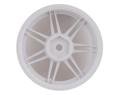 Mikuni Gnosis GS5 6-Split Spoke Drift Wheels (White) (2) (7mm Offset) w/12mm Hex - DW-827WH