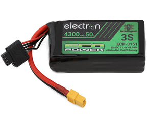 EcoPower "Electron" 3S 50C Intelligent LiHV Battery w/XT60 Connector (11.4V/4300mAh) - ECP-3151