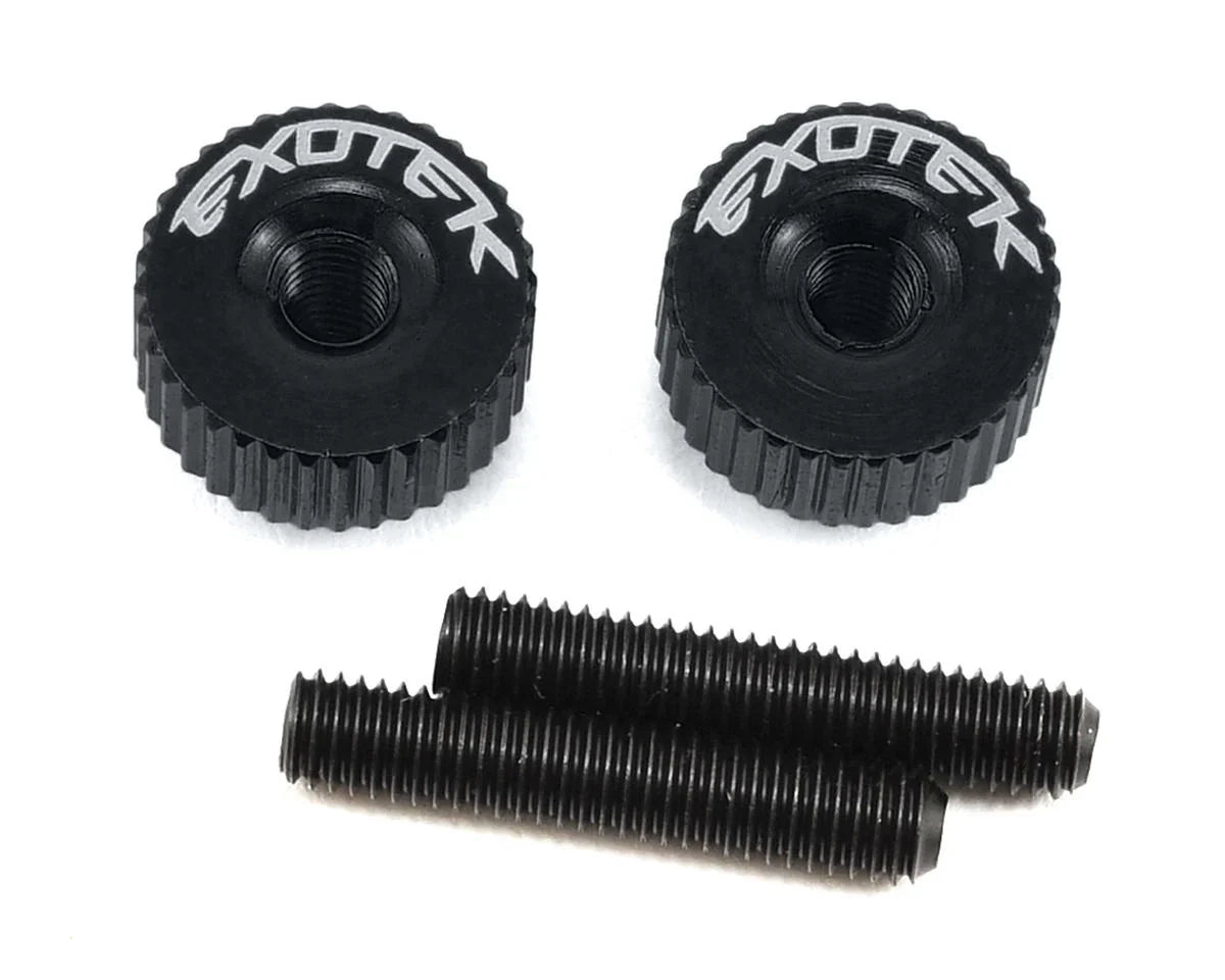 Exotek M3 Twist Nut (Black) - EXO1191BLK