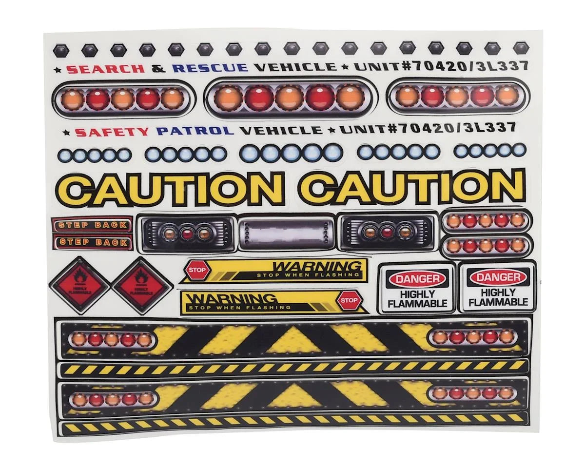 Firebrand RC The Hazard Kit Caution Lights w/Decals - FBR1ACCHAZ936
