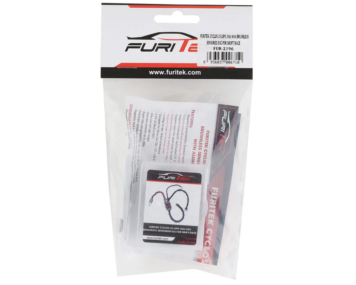 Furitek Cyclos 20A Sensored Brushless ESC - FTK-FUR-2196