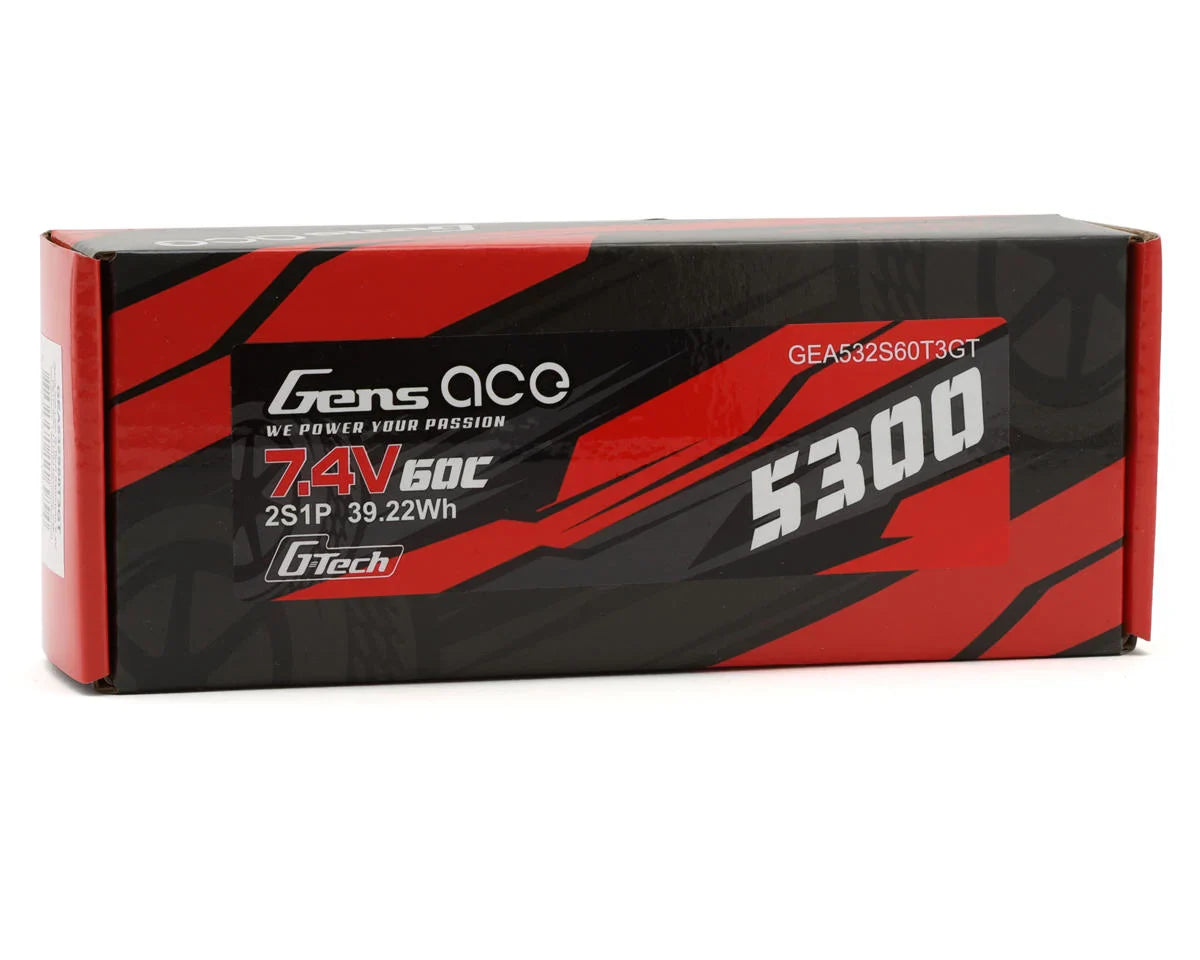 Gens Ace G-Tech Smart 2S LiPo Battery 60C (7.4V/5300mAh) - GEA532S60T3GT