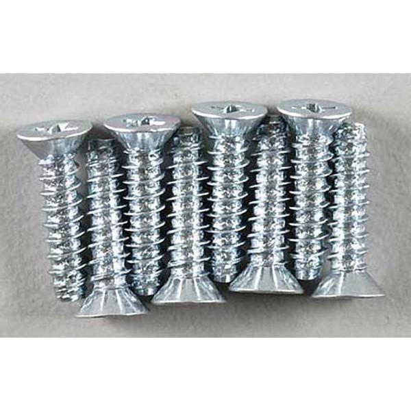 Dubro Flat Head Self-Tapping Screw 3.0mmx8 (8) (DUB2296)
