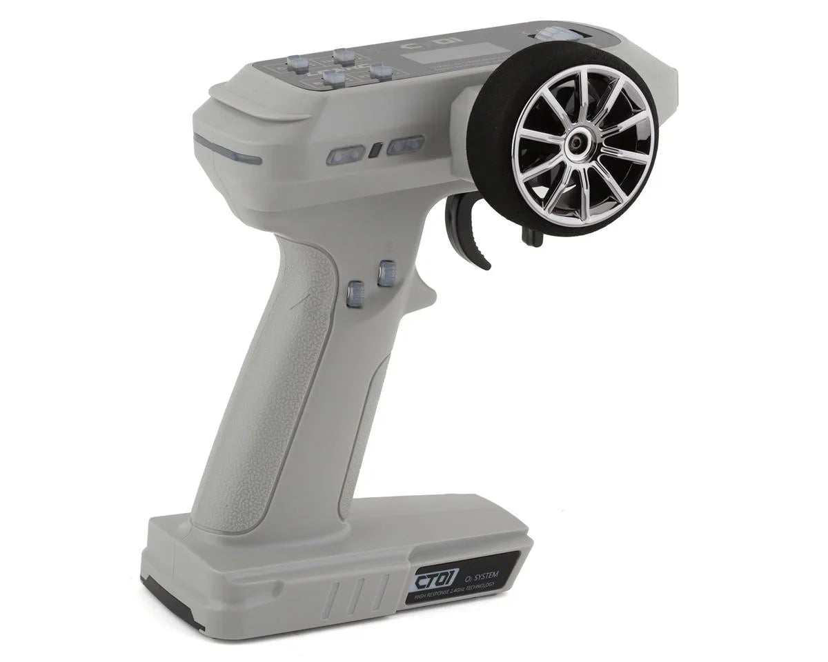 Hobby Porter CT01 8-Channel 2.4Ghz Telemetry Radio (White) w/CR1800 Receiver & Battery - HP029.L0702