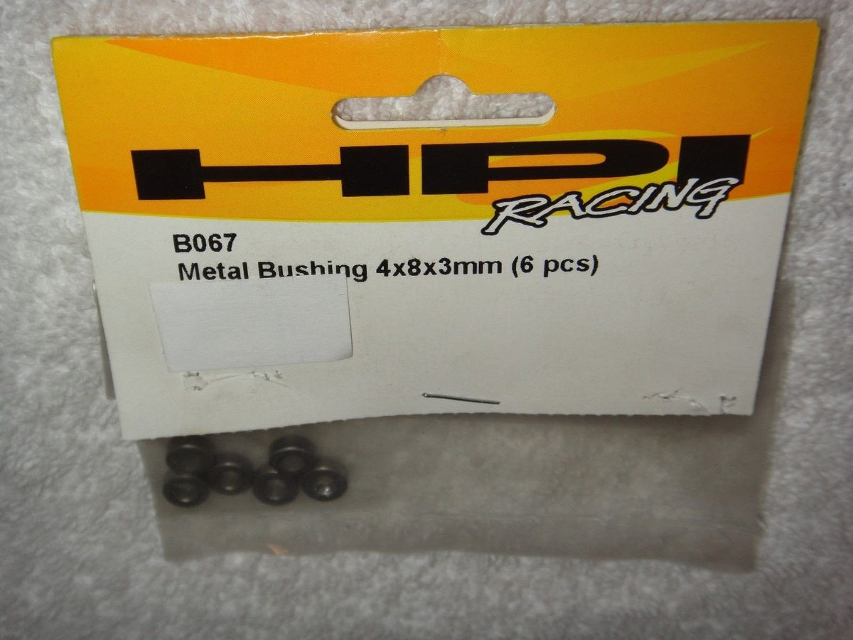 HPI B067 METAL BUSHING 4X8X3MM (6)