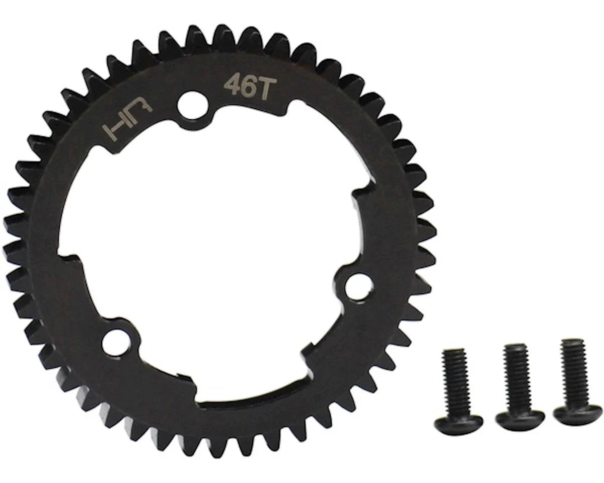 Hot Racing E Revo 2.0/X-Maxx/XO-1 Steel Mod 1 Steel Spur Gear (46T) - HRAERVT46M01