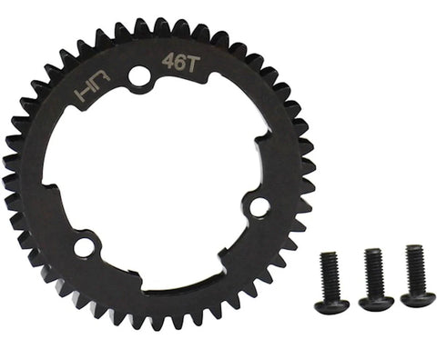 Hot Racing E Revo 2.0/X-Maxx/XO-1 Steel Mod 1 Steel Spur Gear (46T) - HRAERVT46M01
