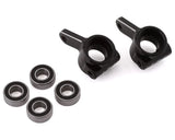 Hot Racing Traxxas Slash Aluminum Front Knuckle Set (Black) - HRATE21X01