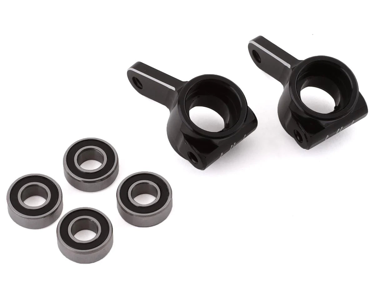 Hot Racing Traxxas Slash Aluminum Front Knuckle Set (Black) - HRATE21X01
