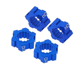 Hot Racing Traxxas X-Maxx Aluminum 24mm Hex Hub (Blue) - HRAXMX1006 - HRAXMX1006
