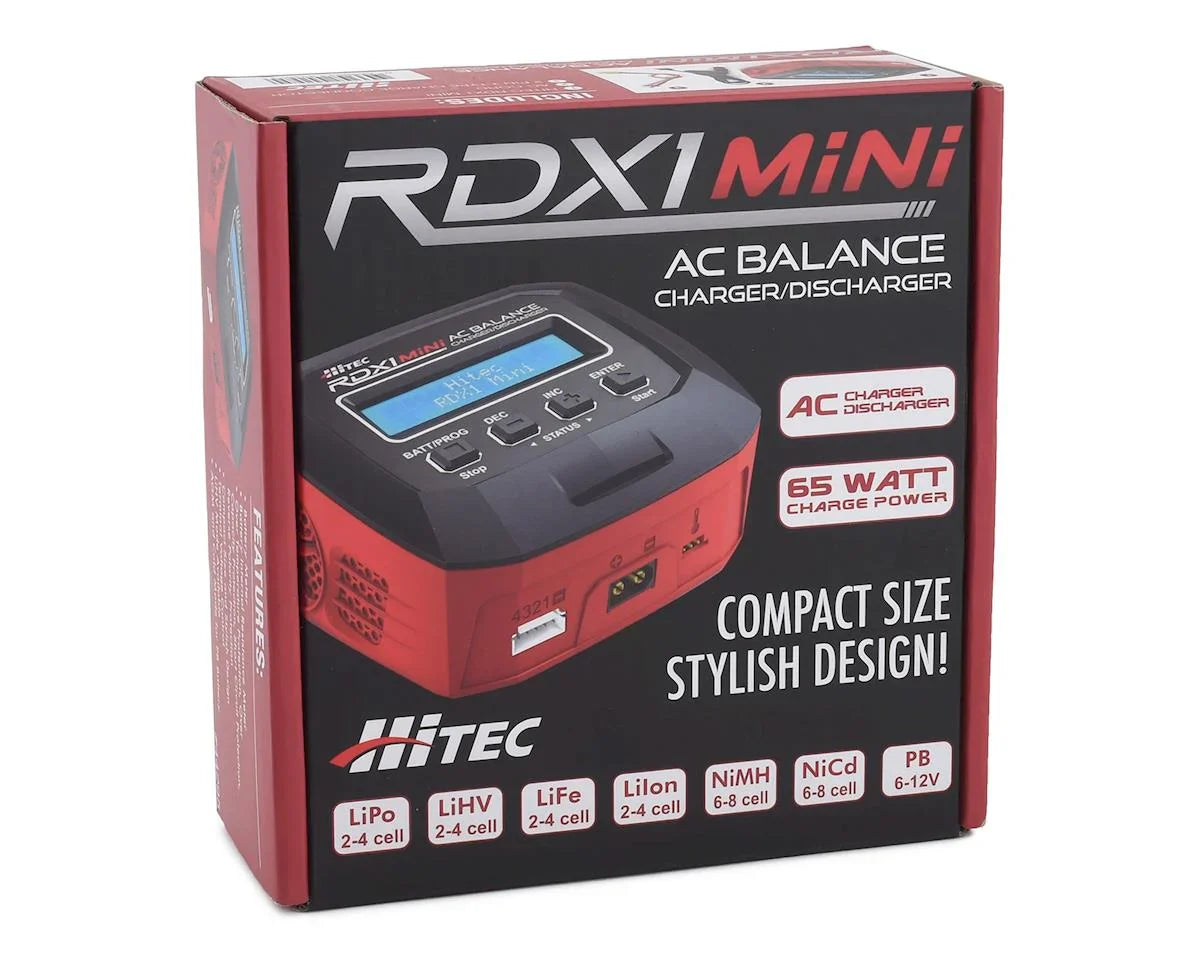 Hitec RDX1 Mini AC Charger (4S/6A/65W) - HRC44295