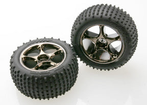 Traxxas Tracer 2.2" Wheels with Alias Tires (2) - 2470A