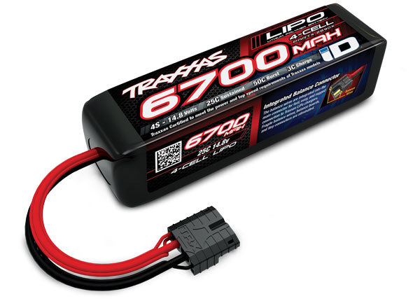 6700 mAh 14.8 Volt 4-Cell LiPo Battery