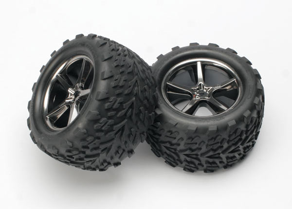 T&W GEMINI BLK CHRM/TALON TIRE