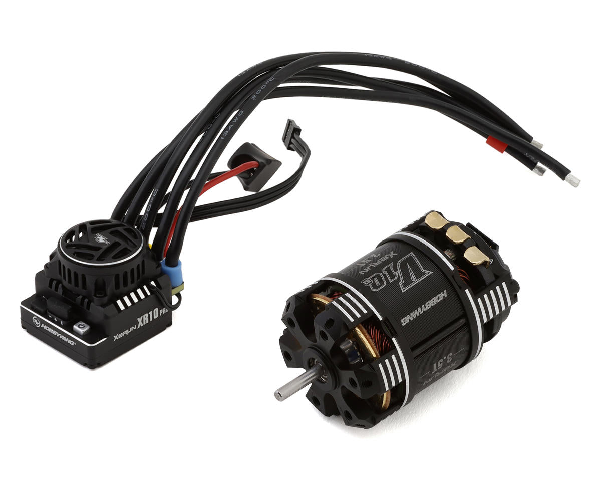 Hobbywing - XR10 Pro G3 Sensored Brushless ESC/V10 G3 Motor Combo