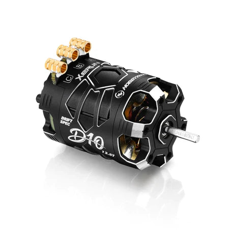 Hobbywing Xerun D10 Brushless Drift Motor 13.5T 2900kv Stealth Edition (Black) - HWI30401137