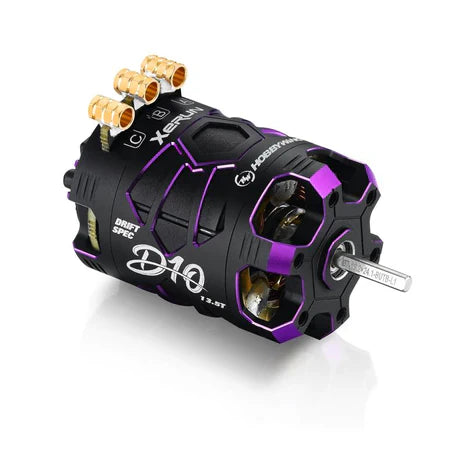 Hobbywing Xerun D10 Brushless Drift Motor 13.5T 2900kv Spirit Edition (Purple) - HWI30401139