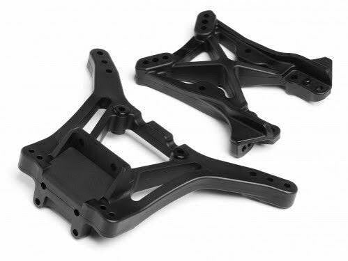LOSA9813 XX GRAPHITE COMPOSITE REAR SHOCK TOWER