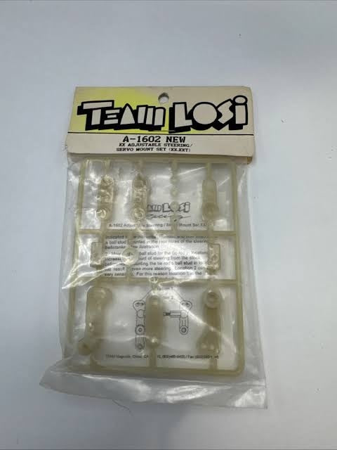 LOSA1602. XX ADJUSTABLE STEERING/ SERVO MOUNT SET (XX.XXT)