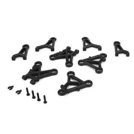 LOSA1024 F/R Suspension Arm Set
