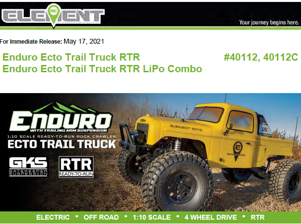 Associated Ecto Trail Truck