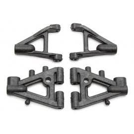 ASC2244 NTC3 CARBON REAR ARM SET