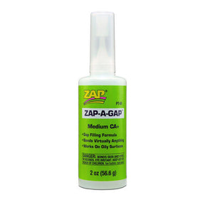 Zap-A-Gap Medium CA+ Glue, 2 oz - 087093004429