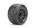 JKO2804CBMSGNB3   1/10 MT 2.8 Super Sonic Tires Mounted on Black Claw Rims, Medium Soft, 14mm Hex, for Arrma - 4711264591543