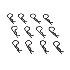Body Clips, Black (12): 22/22-4 - 605482054833