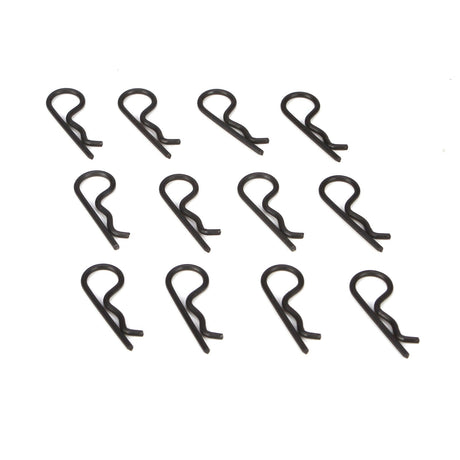 Body Clips, Black (12): 22/22-4 - 605482054833