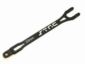 Aluminum Pro Racing Battery Strap, Gun Metal, for Traxxas Slash