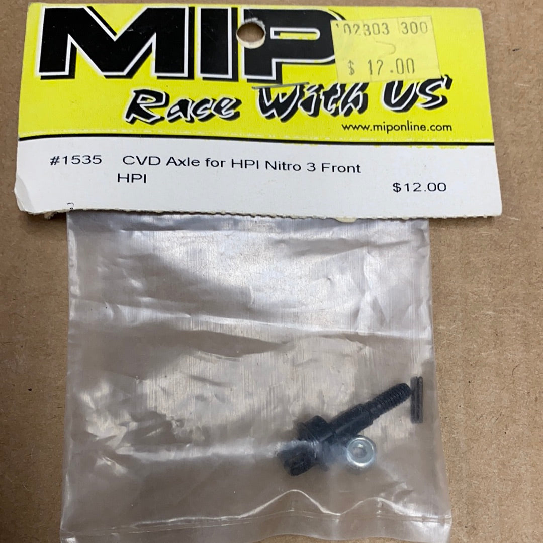MIP 1535 CVD AXLE FOR HPI NITRO 3 FRONT