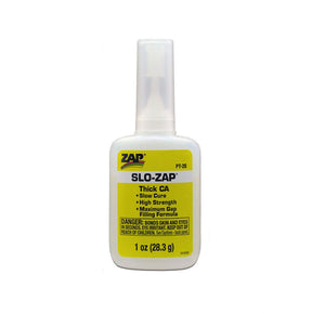 Slo-Zap Thick CA Glue, 1 oz - 087093004504