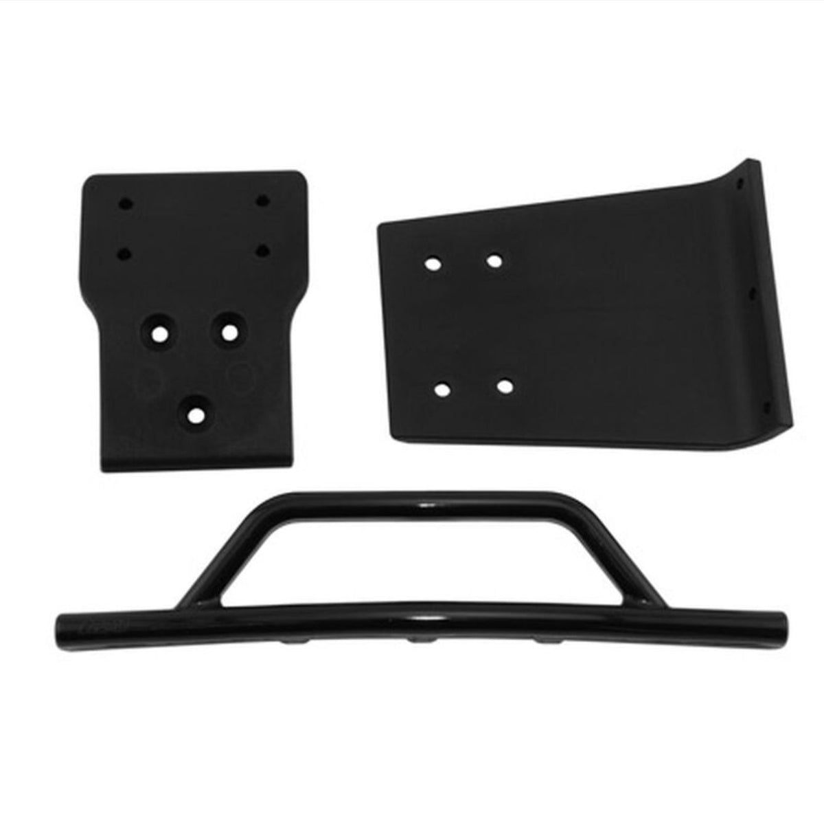 Front Bumper/Skid Plate, Black: SLH 4x4