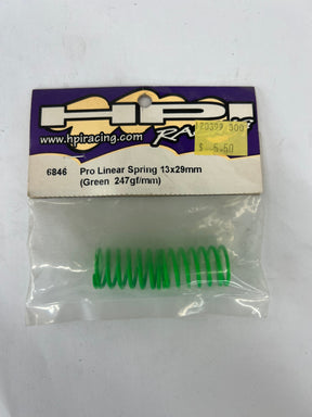 HPI RACING #6846 PRO LINEAR SPRING 13X29mm (Green 247gf/mm)