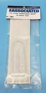 ASC3902 TC3 LEXAN TRANSPONDER MOUNT W/SERVO TAPE