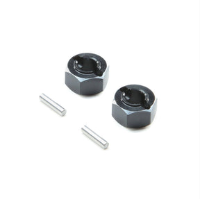 Hex Set Rear Axle, Aluminum: Mini-T 2.0, Mini-B - 605482428962