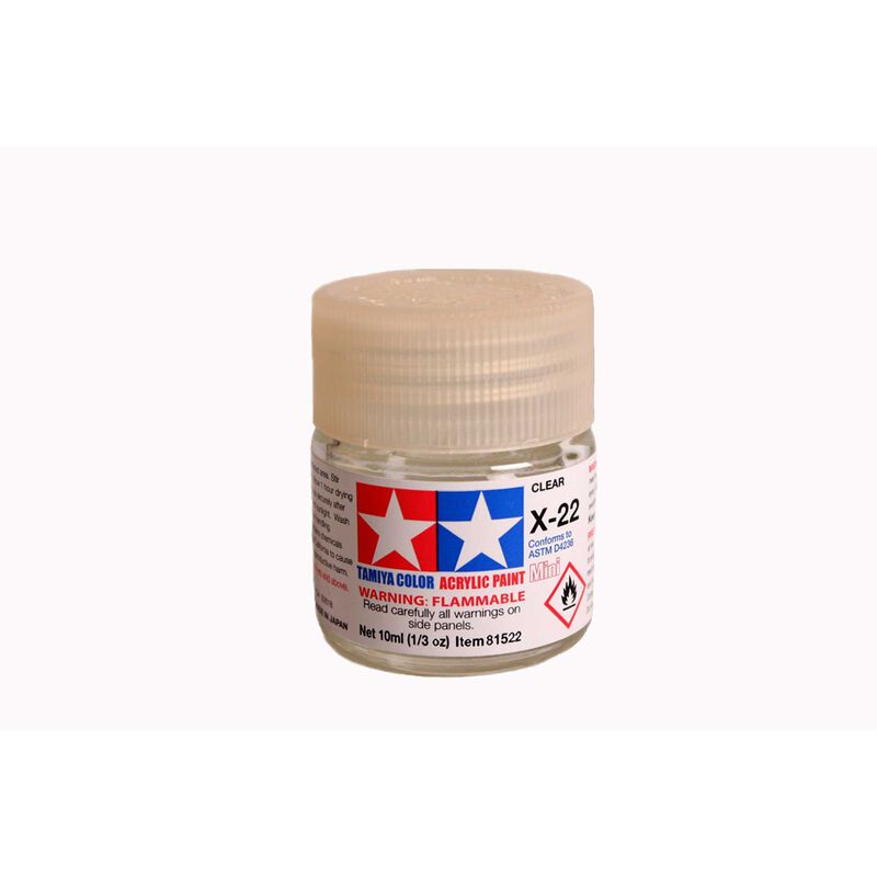 tamiya Acrylic Mini X22 clear
