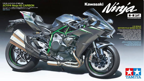 Kawasaki Ninja H2 Carbon Plastic Model Kit