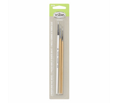 3 Piece Premium Round Brush Set