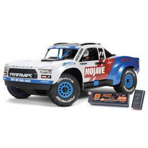 1/16 MOJAVE GROM 223S DSC 4X4 RTR Brushless Desert Truck, White (Battery & Charger Included) - ARA2304ST2