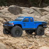 1/24 SCX24 Base Camp 4X4 RTR Brushed Rock Crawler (Battery & Charger Included), Blue