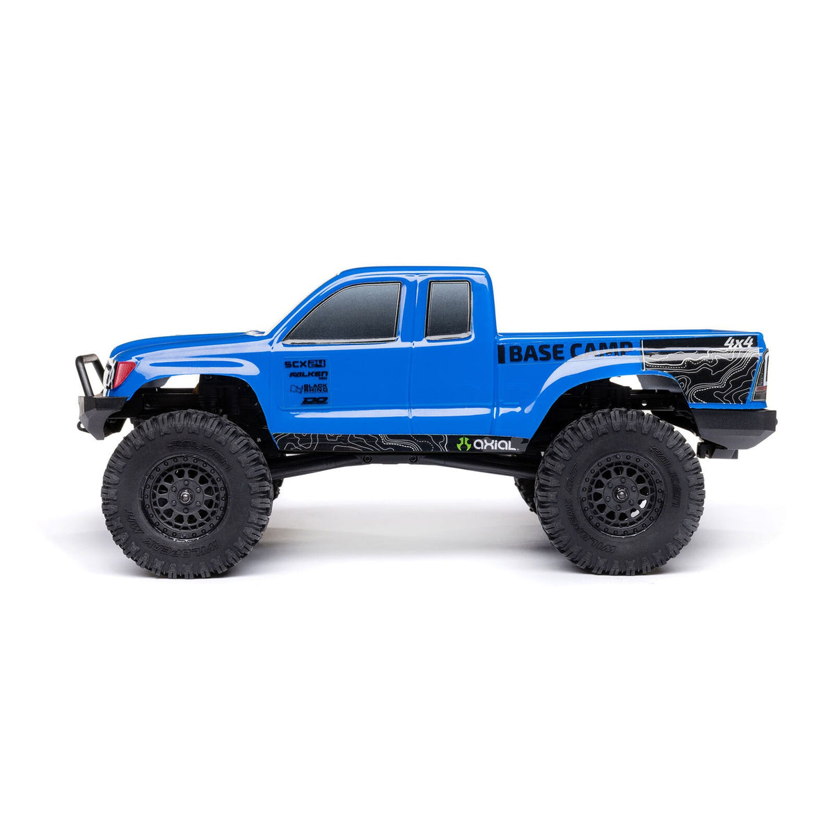 1/24 SCX24 Base Camp 4X4 RTR Brushed Rock Crawler (Battery & Charger Included), Blue