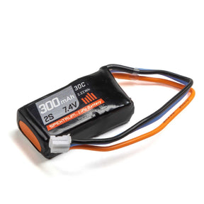7.4V 300mAh 2S 30C LiPo Battery: PH - SPMX3002S30