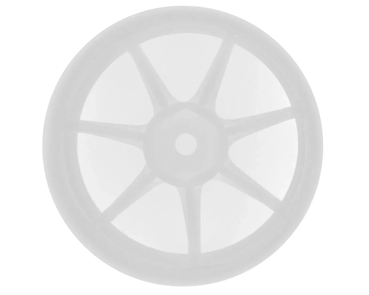 Integra AVS Model T7 Super High Traction Drift Wheels (White) (2) (6mm Offset) w/12mm Hex