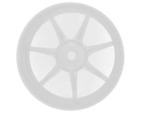 Integra AVS Model T7 Super High Traction Drift Wheels (White) (2) (6mm Offset) w/12mm Hex